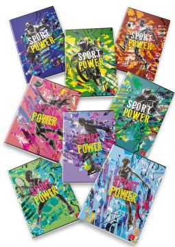 QUADERNO MAXI SPORT POWER 50FF/SH RIGHE 1 rigo