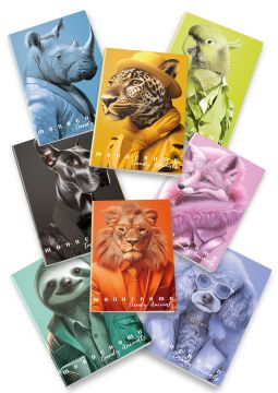 QUADERNO MAXI TRENDY ANIMAL 50FF/SH QUADRETTI 5mm