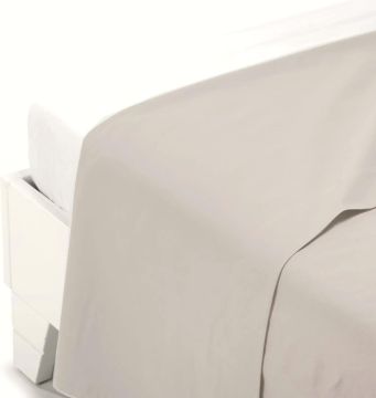 BIANCALUNA - LENZUOLA SOPRA 1P LINEA COLORED TORTORA