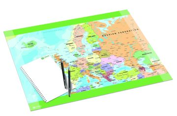 ARDA - GEO SALVATAVOLO SOTTOMANO EUROPA IN PLASTICA 53.3X40.5CM 