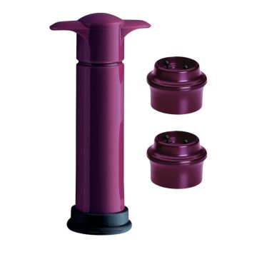 SET POMPA SALVAGUSTO VINO + 2 TAPPI LINEA DAILY