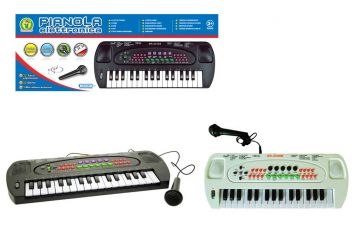 PIANOLA ELETTRONICA 32 TASTI 22 DEMO C/MICROFONO