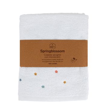COPPIA SPUGNA SPRINGBLOSSOM IN COTONE 