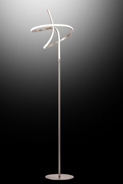 PIANTANA A LED RHONDA H. 160CM NICHEL - 1600lm 4500K 28W