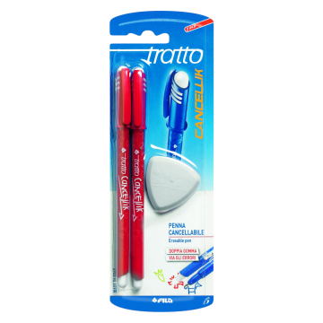BLS 2 TRATTO CANCELLIK ROSSO+GOMMA ROSSO+GOMMA 2