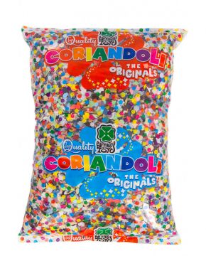 CONFEZIONE CORIANDOLI MULTICOLORE 400GR