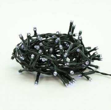 LUCI DI NATALE 300 LED BIANCO GHIACCIO A BATTERIA 15+0.3MT