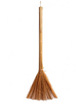 SCOPA LUNGA IN SAGGINA 80CM NATURALE 