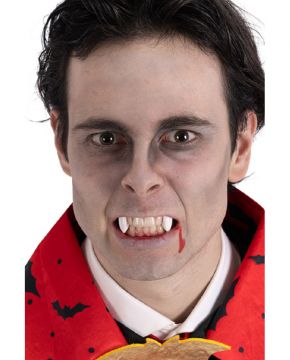 SET 2 DENTI CANINI DA VAMPIRO PER ADULTI