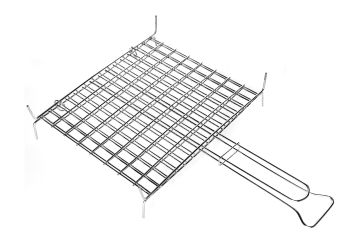 GRATICOLA MOD. ALBERGO DOPPIA INCROCIATA 40X45 CM CROMATA