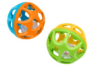 PALLA CON SONAGLIO COLORI ASSORTITI