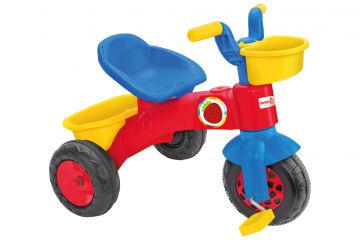 TRICICLO IN PLASTICA COLORATA 64X45 H. 49CM