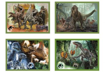 TREFL PZL 4 IN 1 JURASSIC WORL