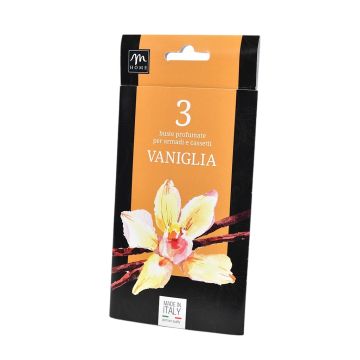 SET 3 BUSTE PROFUMATE ALLA VANIGLIA 10X19.5CM
