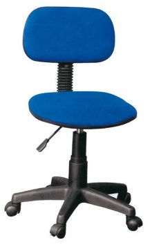 SEDIA UFF. MOD.0800G BLU IN TESSUTO
