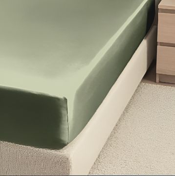 LENZUOLO ANGOLO RASO 60 BRIGHT VERDONE 2P