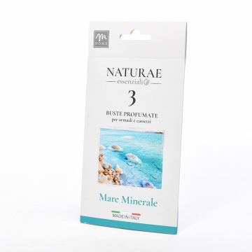 SET 3 BUSTE PROFUMATE MARE MINERALE 10X19.5CM