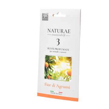SET 3 BUSTE PROFUMATE FIOR DI AGRUMI 10X19.5CM