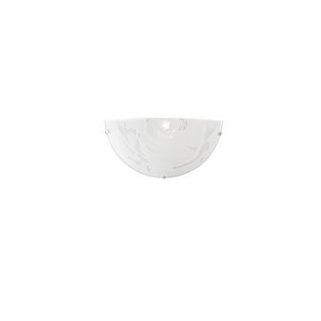 APPLIQUE ALABASTRO BIANCO 30X15CM - 1XE27