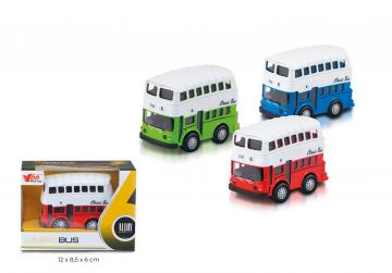 BUS DOUBLEDECK PULL BACK 1:36 ASSORITITO