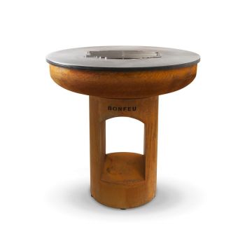 BONFEU - BRACIERE BONBIZA XL APERTO 102X98 CM CORTEN