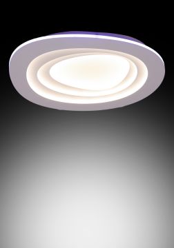 PLAFONIERA A LED ASTRID 41X35CM BIANCO - 86W 3000-6000K+RGB 3400lm