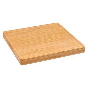 TAGLIERE IN LEGNO DI BAMBU' 37X37CM  