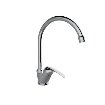 LINEA FAST - MISCELATORE MONOCOMANDO LAVELLO BOCCA ALTA CROMO