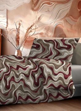 COMPLETO LETTO STYLE CATTER BORDEAUX 2P AI
