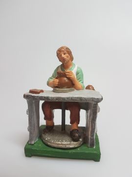 PASTORE VASAIO IN PVC A COLORI VIVACI H. 10CM