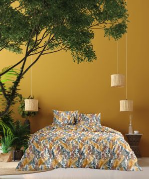 PARURE COPRIPIUMINO IN COTONE TROPICAL 2P