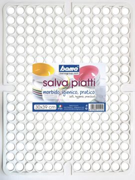TAPPETINO PER LAVELLO IN GOMMA ANTISCIVOLO 30X39CM 