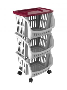 TIDY CARRELLO BORDEAUX