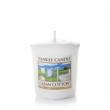 YANKEE CANDLE - CANDELA SAMPLER CLEAN COTTON