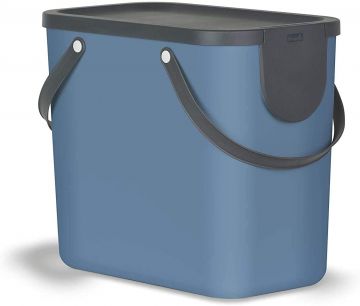 PATTUMIERA MOD. ALBULA RACCOLTA DIFFERENZIATA BLU 25LT 40X23.5X34CM