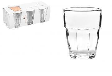 SET 6 BICCHIERI DI VETRO MILANO 65ML