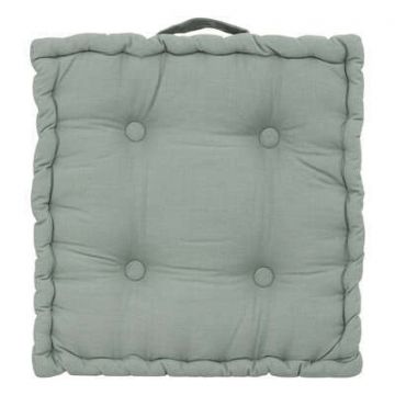 CUSCINO DA PAVIMENTO CM 40X40X8 VERDE PALLIDO