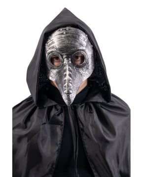 MASCHERA MEDICO DELLA PESTE PER ADULTO IN PLASTICA RIGIDA