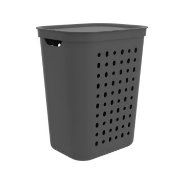 PORTABIANCHERIA 55LT JONA CM 43.2X35.5 H.53.3 IN POLIPROPILENE ANTRACITE