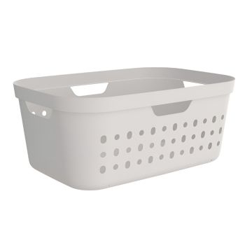 CESTA PORTABIANCHERIA 39LT JONA CM 56.6X38.5 H.23.3 IN POLIPROPILENE BIANCO 