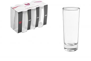 SET 6 BICCHIERI ALTI 60ML D 4 X H 10CM