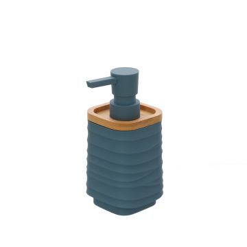 LINEA ALABAMA - DISPENSER SAPONE BLU PASTELLO E NATURALE 