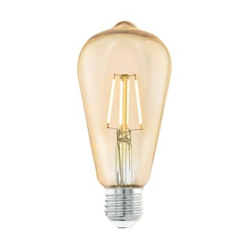 LAMPADINA A LED AMBRATA 14.2CM - E27 ST64 4W 2200K 220-240V 15000H