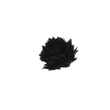 FIORE CON CLIP NERO H. 8CM NERO