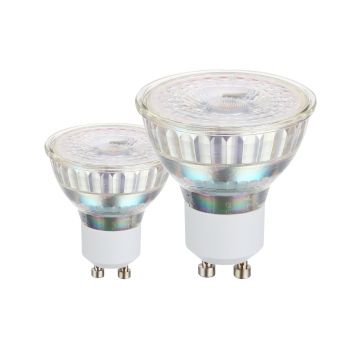 2 LAMPADINE A LED D. 5CM - GU10 4.5W 3000K 220-240V 25000H