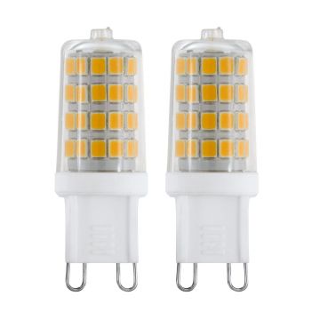 2 LAMPADINE A LED 4.9CM - G9 3W 3000K 220-240V 15000H