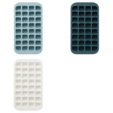 STAMPO CUBETTI GHIACCIO IN SILICONE 33.4X18.5CM ASSORTITO
