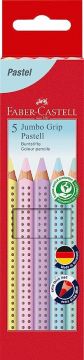 FABER CASTELL - JUMBO GRIP PASTEL ASTUCCIO 12 MATITE COLORATE
