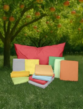 LENZUOLA SOPRA 1P COLORISSIMI SUNRISE IN 100% COTONE ASSORTITO