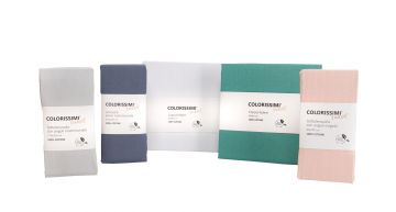 COPPIA FEDERE IN COTONE COLORISSIMI SUNRISE 100% COTONE ASSORTIT